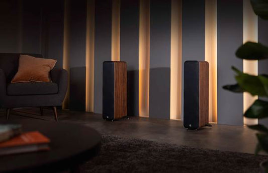 Discreet design, towering sound: Q Acoustics introduces the M40 powered micro-towers
