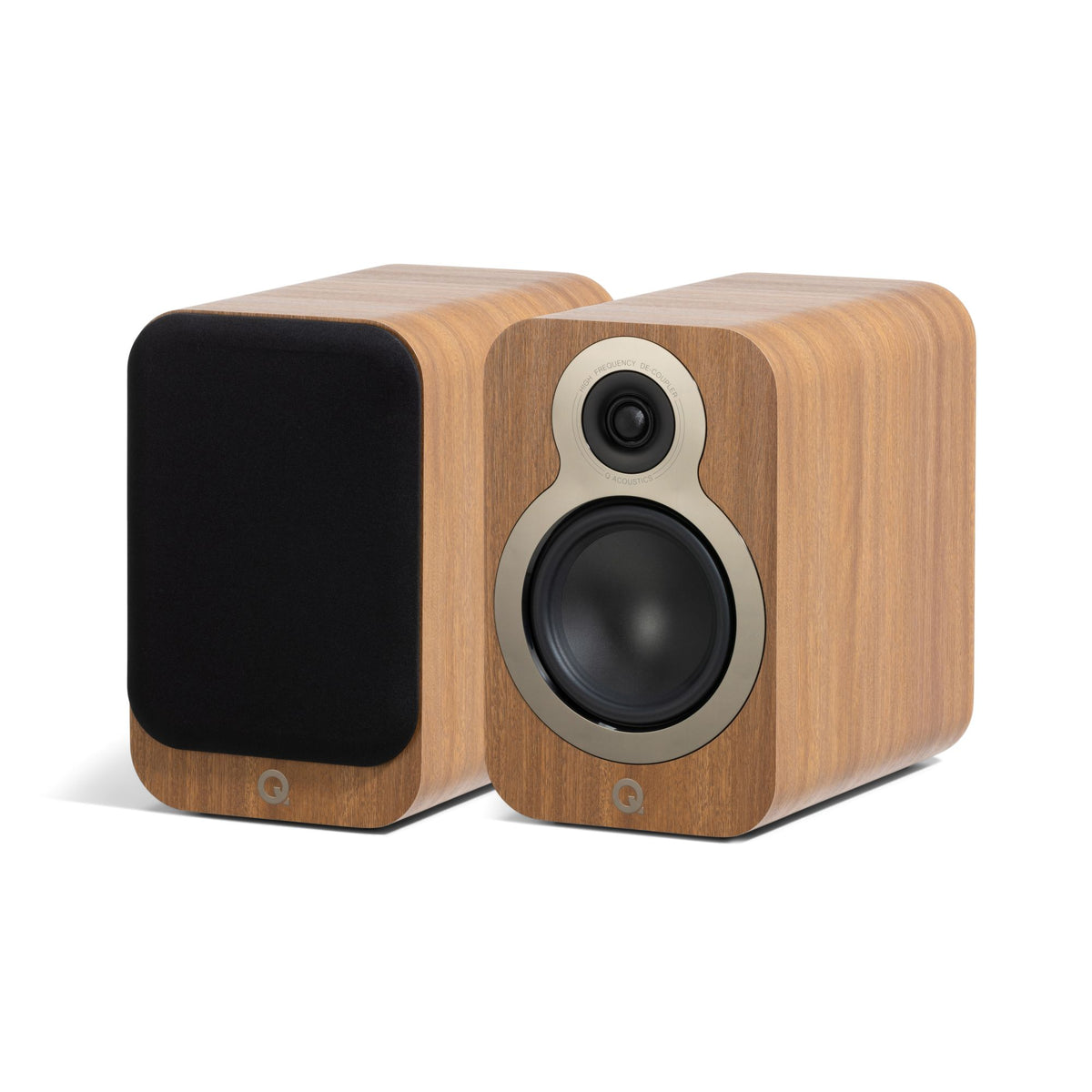 QA3328 - Q Acoustics 3020c Pin Oak Pair of Bookshelf speakers - Oak