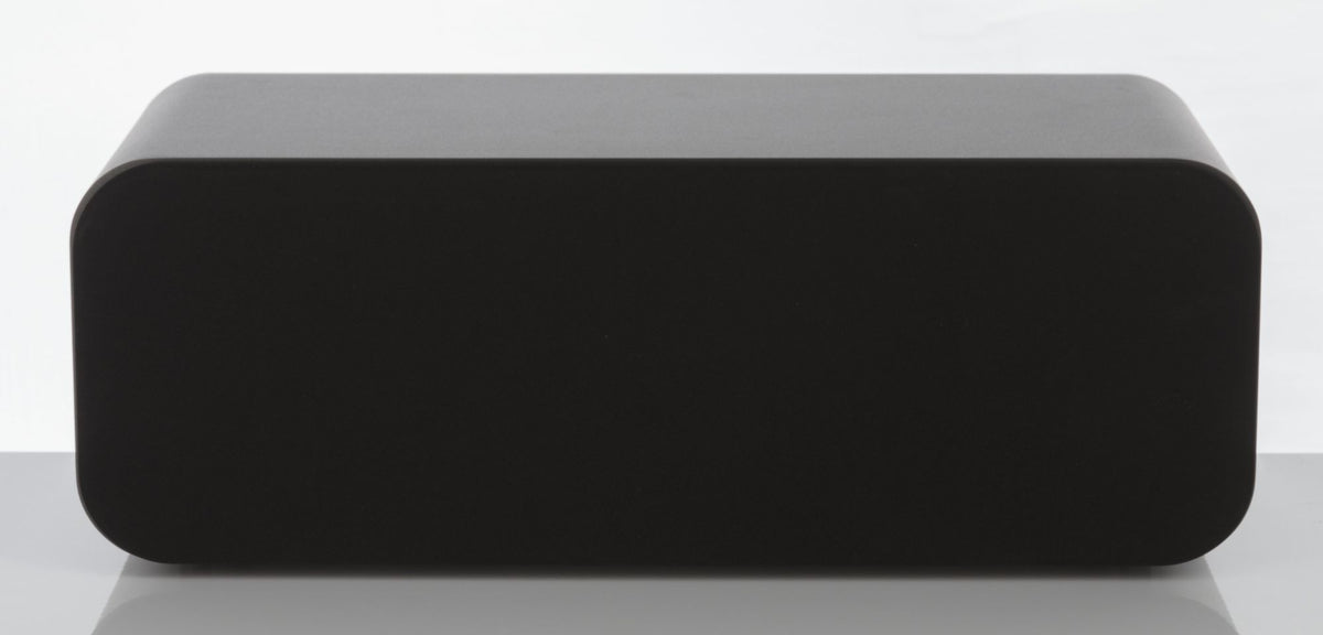 Q Acoustics 3090i Centre Speaker front  view with grille - Graphite Grey