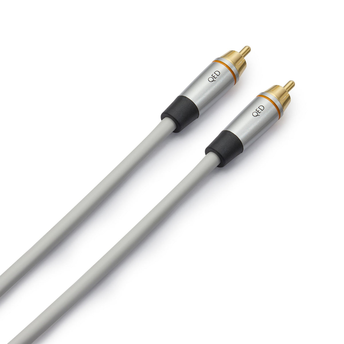 New QED Performance Subwoofer Cable gold plated RCA plugs