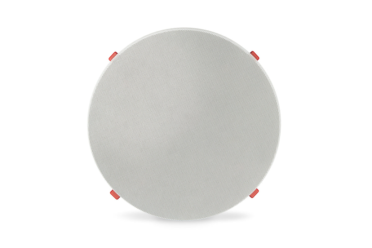 Q Acoustics Easyfit QI65CE inceiling speaker with white grille front view