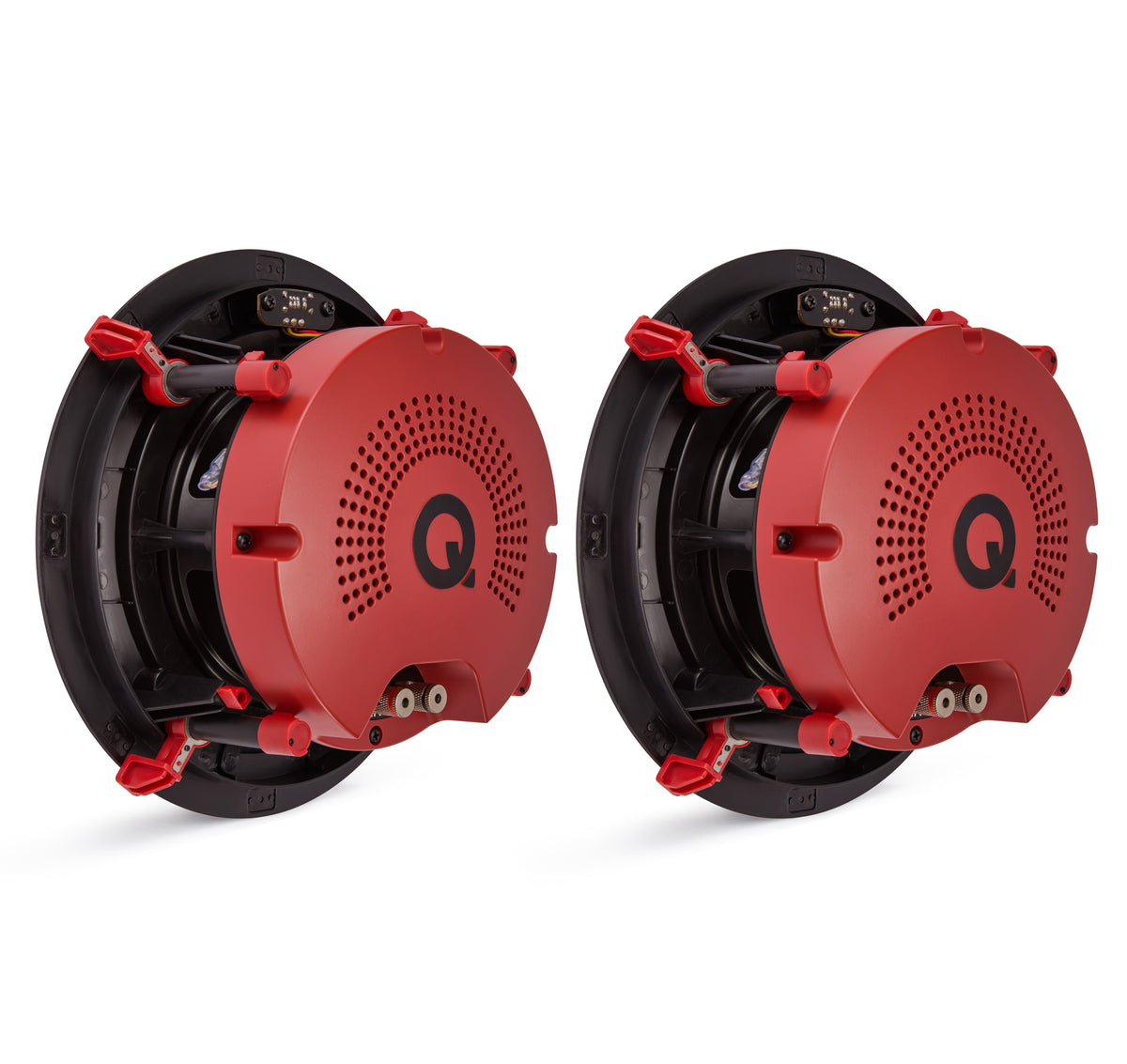 Q Acoustics Easyfit QI65CWE IPX4 rated Pair of inceiling speakers back panel view