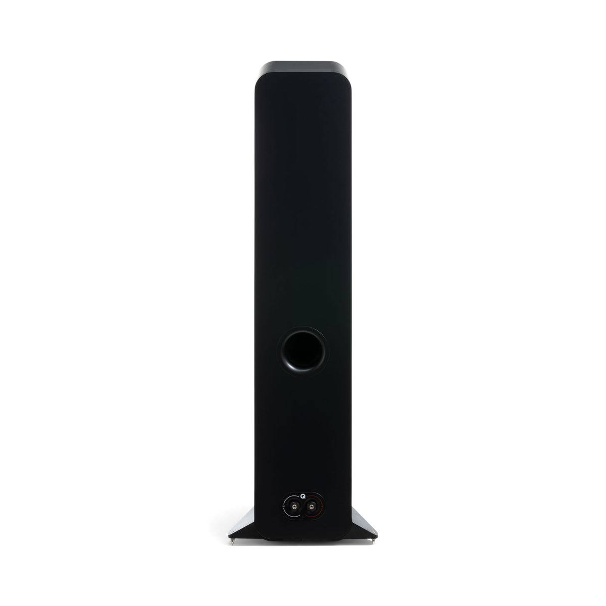 Q Acoustics 3050c floorstanding speakers back view - Satin Black