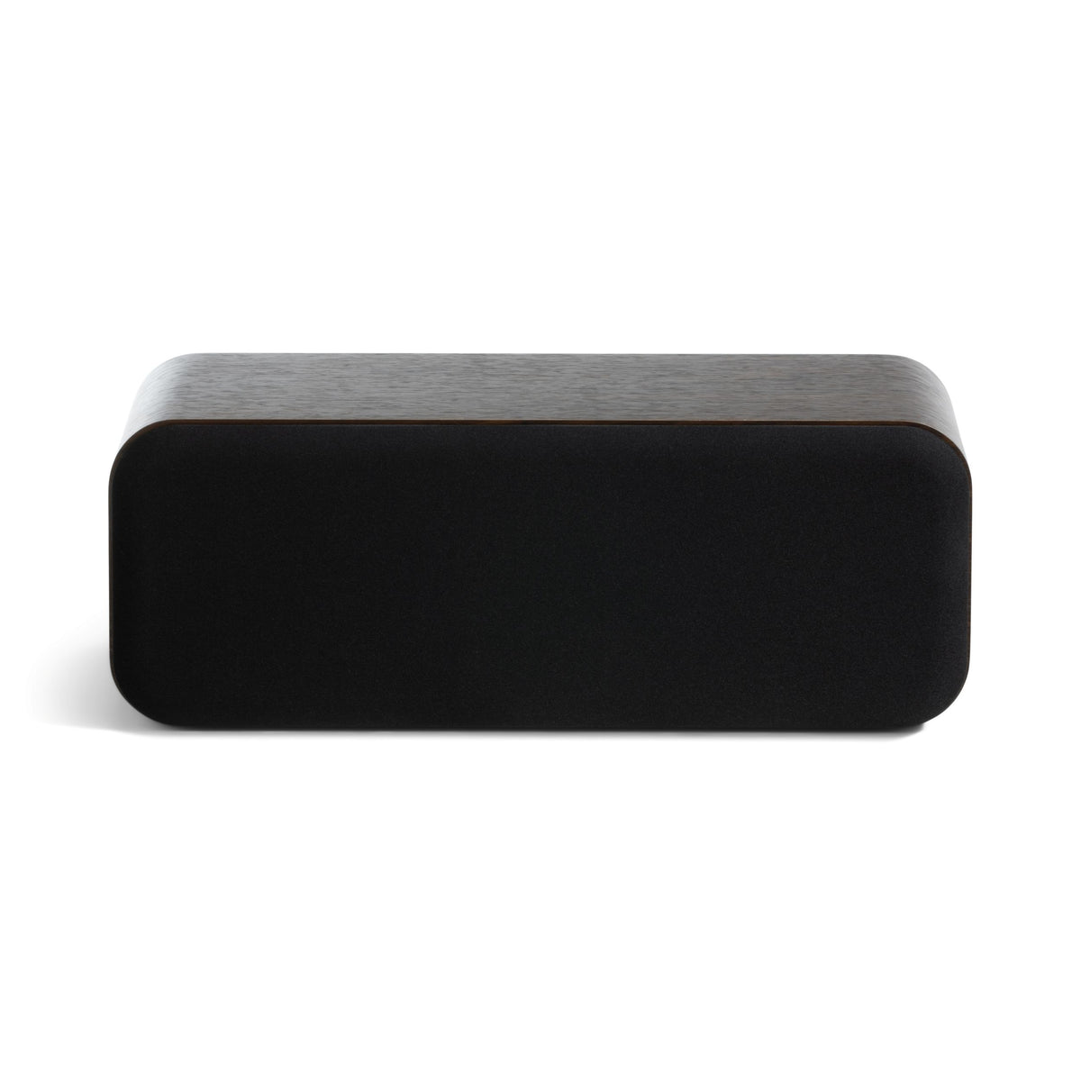 Q Acoustics 3090c centre speaker front  view with grille- Claro Walnut