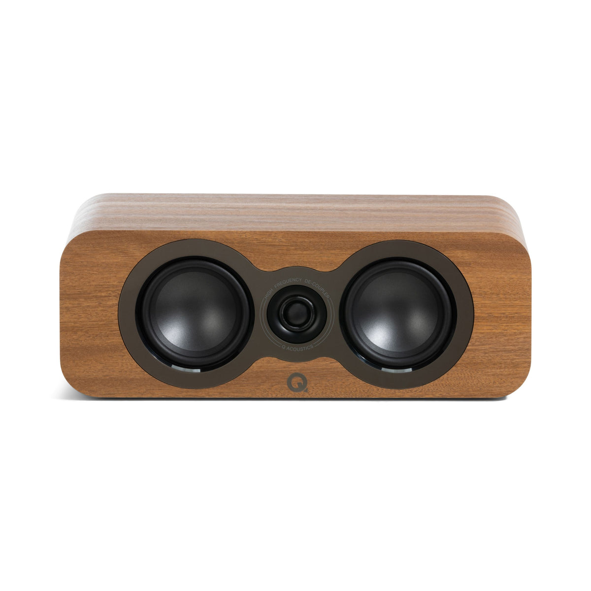 Q Acoustics 3090c centre speaker front  view without grille- Pin Oak