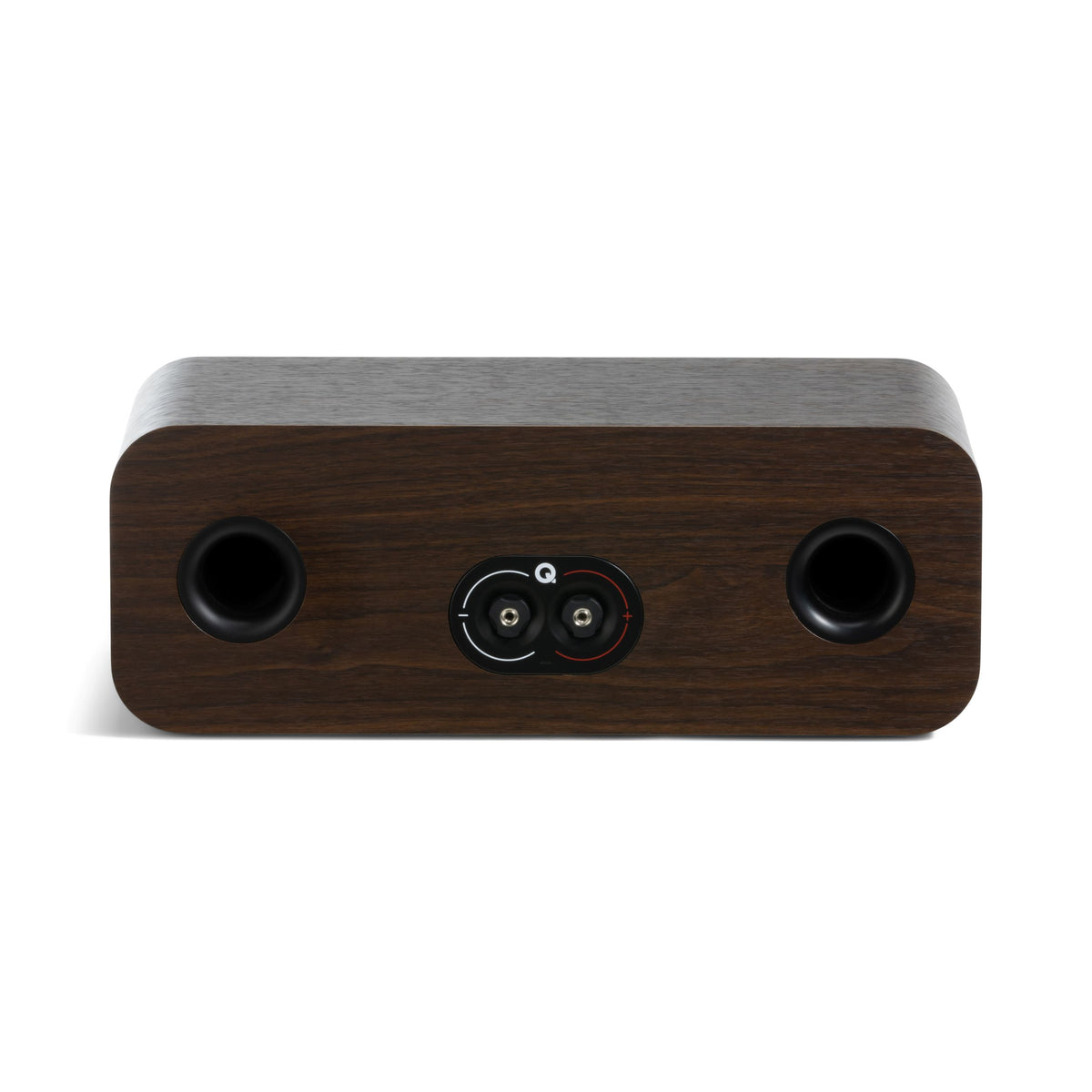 Q Acoustics 3090c centre speaker rear view- Claro Walnut